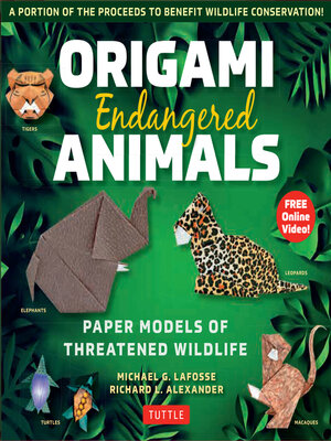 cover image of Origami Endangered Animals Ebook